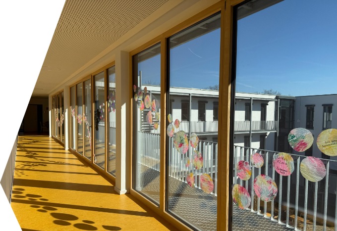 Innenansicht Schulzentrum Bamberg